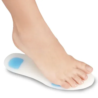 Image de Semelles intérieures en silicone – Paire de semelles orthopédiques
