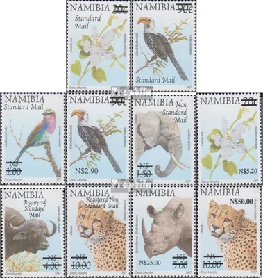 Produktbild von Briefmarken Namibia - Südwestafrika 2005 Mi 1169I-1178II (kompl.Ausg.) postfrisch Freimarken