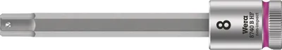 Produktbild von WERA Innensechskant-Bitnuss 3/8" SW 8 x 100 x x 9,52 x