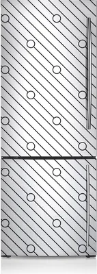 Produktbild von Magnetfolie Aufkleber Kühlschrankmagnete 70x190 cm - Muster in Streifen