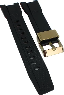 Produktbild von Casio G-Shock | Uhrenarmband Resin schwarz / rot | GST-B100RH-1A