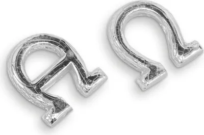 Produktbild von Verzierornamente Alpha und Omega klein 1,5x1,5cm silber