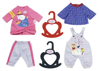 Obrázek produktu pro BABY born 827932, Sada oblečení pro panenky, 2 rok/roky