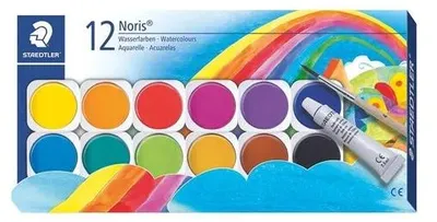 Zdjęcie produktu dla 1x Pojemnik na farbę Noris 888 NC12 12 kolorów
