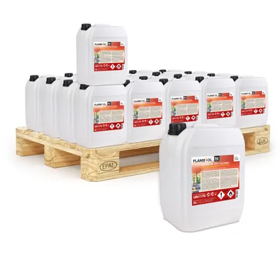 Produktbild von 60x 10 L FLAMBIOL® Bioethanol 100% Hochrein