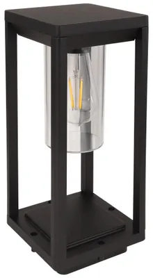 Produktbild von Stehleuchte, ALU, schwarz-matt, klar, H 35 cm