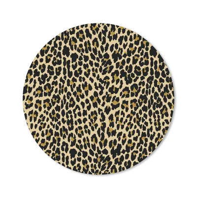 Produktbild von MuchoWow® Mauspad Mousepad Panther Druck - Muster - Tiere 40x40 cm - Mousepads - Maus Mat - Pad - Mausunterlage - Schreibtisch Accessoires