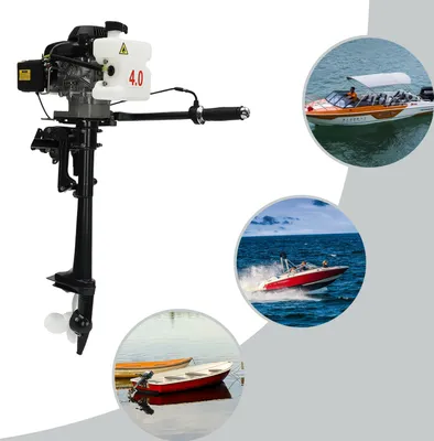 Image de 3HP Moteur hors-bord 4 temps refroidissement par eau moteur à essence pour bateaux pneumatiques