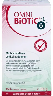 Produktbild von OMNi-BiOTiC 6 Pulver, 300 g Pulver