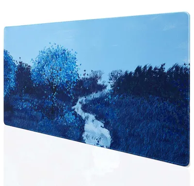 Productafbeelding van Muispad voor het bureau, XXXL muispad 900 x 400 mm, groot muispad, gaming muispad, waterbestendig oppervlak en antislip onderkant