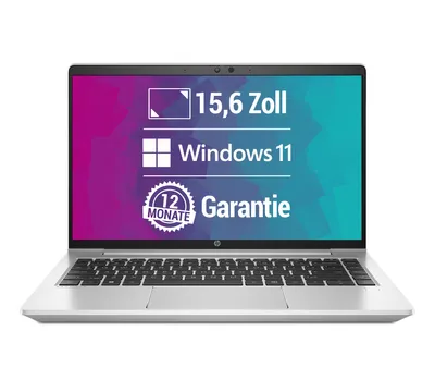 Produktbild von HP ProBook 640 G8 14 Zoll Full HD Laptop - Intel Core i5-1145G7 (11.Gen)  bis zu 4x 3,6GHz - 8GB RAM - 256GB SSD Windows 11 Pro - Webcam