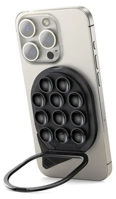 Zdjęcie produktu dla JOYROOM Magnetinis telefono laikiklis su siurbtukais Joyroom JR-ZS418 juodas