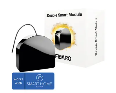 Produktbild von Fibaro Double Smart Modul FGS-224 - Kompatibel mit SMART HOME by hornbach