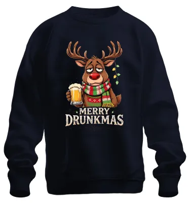 Obrázek produktu pro Vtipný dárek Retro Uni mikina, námořnická modrá, XL