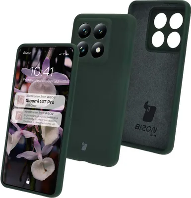 Produktbild von Bizon Soft Case Xiaomi 14T Pro dunkelgrün