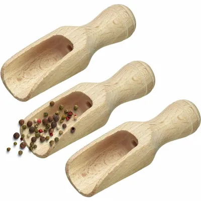 Produktbild von Westmark 3 Gewürzschaufeln »Woody«, Mini, 3 ml 91932270