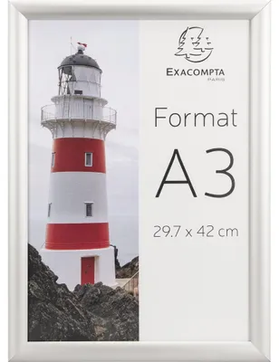 Obrázok produktu pre Exacompta nástenný rám na plagáty 8394358D A3 hliník/akryl