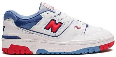 Produktbild von New Balance 550 White True Red Atlantic Blue (GS) - EU 40
