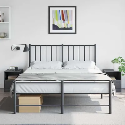 Obrázok produktu pre vidaXL Nočné stolíky 2 ks. Antracit 34,5x39x44 cm Oceľ