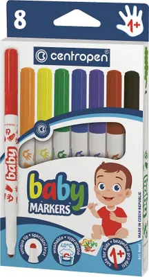 Image de Marqueur Centropen Baby 8660 (8 pièces)