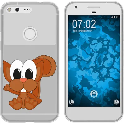 Produktbild von PhoneNatic Case kompatibel mit Google Pixel XL Silikon-Hülle Cutiemals M8