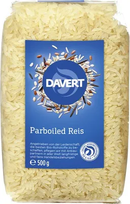 Produktbild von Davert - Parboiled Reis, Langkorn Spitzenreis - 500g