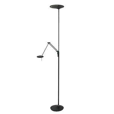 Produktbild von Steinhauer Stehleuchte Zodiac LED 2-flammig Schwarz Matt 50x50cm