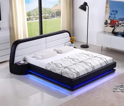 Produktbild von Luxus Schlafzimmer Bett Polster Design Luxus Doppel Modernes Betten
