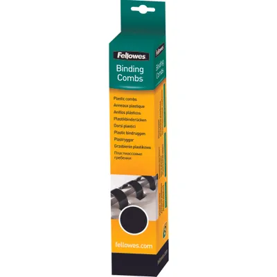 Produktbild von Fellowes 5331502, Schwarz, 80 Blätter, PVC, A4, 12 mm, 12 mm
