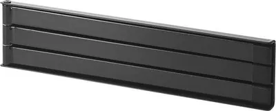 Produktbild von Stahl-Magnet-Halter, schwarz, minimalistisch, 24 x 1 x 6 cm
