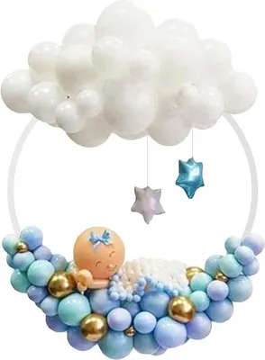 Produktbild von Ballonrahmen, Kreis 75 cm, 1 Set.