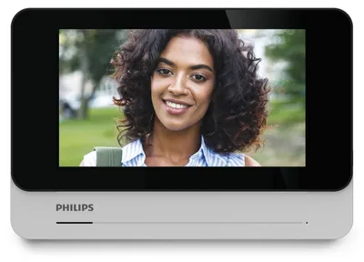 Zdjęcie produktu dla Philips 531038 Wideodomofon WLAN z dodatkowym monitorem (531038)