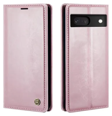 Produktbild von Handyhülle für Google Pixel 8 Kunstleder Klapphülle Vintage Cover Hülle RFID Schutz Case Kartenfach Farbe: Rosa