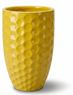 Zdjęcie produktu dla Doniczka ceramiczna Provencelia MEROVEE Żółty, Ø23 cm x H35 cm, mrozoodporna