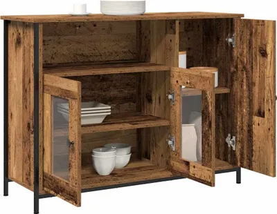 Obrázok produktu pre vidaXL Komoda z recyklovaného dreva 100 x 35 x 75 cm