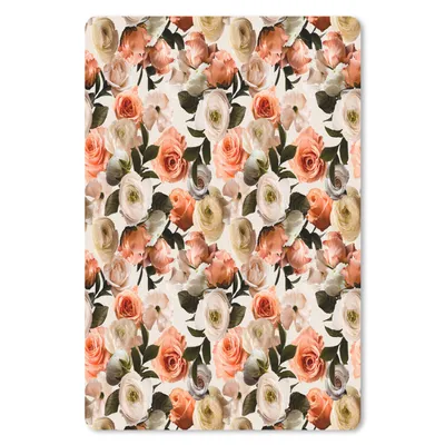 Produktbild von MuchoWow® Mauspad Mousepad Blumen - Rosen - Farben 18x27 cm - Mousepads - Maus Mat - Pad - Mausunterlage