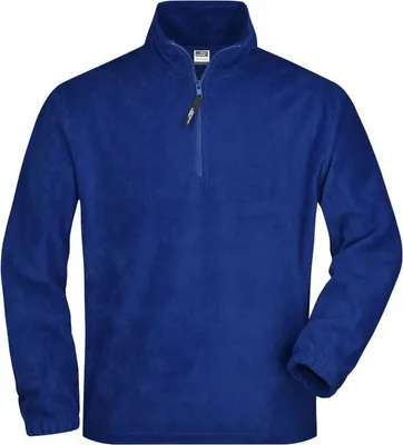 Produktbild von James & Nicholson Half-Zip Fleece Gr. L, royalblau