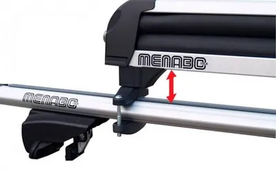 Immagine prodotto di Adattatore per barre portatutto quadrate per portasci Menabo Iceberg MEN847