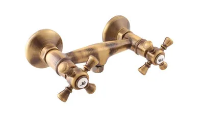Obrázok produktu pre Slezák-RAV Sprchová batéria Slezák RAV Morava Retro MK380SM Farba: stará mosadz, Rozmer: 150 mm
