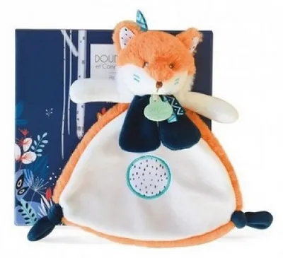 Zdjęcie produktu dla Zestaw upominkowy Doudou Tiwipi - przytulanka lisek 23 cm