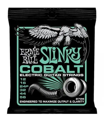 Zdjęcie produktu dla Ernie Ball 2726 Cobalt Slinky 12-56 - Struny do gitary elektrycznej