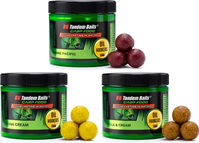 Produktbild von Tandem Baits 3-er Set Carp Food Perfection Oil Hookers Flavour Mix No 1, Karpfenfutter, Karpfen Angeln, Köder Große-Fische-Angeln, Karpfenzubehör Profis & Hobby-Angler, Angelfutter 18mm 120g