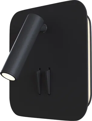 Produktbild von Maytoni - Wandleuchte Ios 176 - Schwarz - 6.5x13x13 cm
