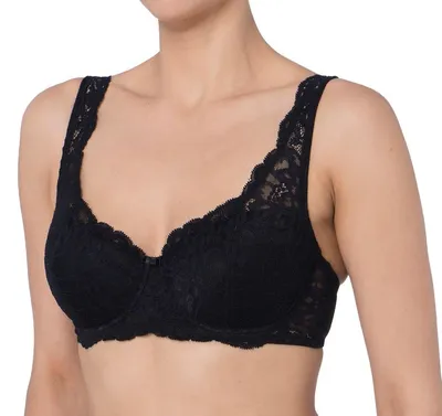 Produktbild von Triumph Amourette Charm Whp, Farbe: Black 04/0004, Größe: 75F Bügel-BH mit Halbschale und Einlage