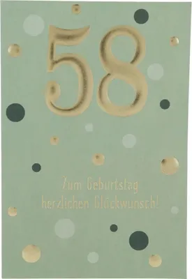 Obrázok produktu pre 11566 Depesche číslo karty, blahoželanie-58 Všetko najlepšie k narodeninám