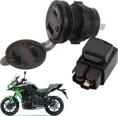 Image de Chargeur USB pour moto DC12V PD Fast Charge 3.0 étanche pour Versys650 Versys1000 VersysX300