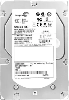 Immagine prodotto di Fujitsu 146Gb ST3300657SS-146 16Mb Cache 15 000Rpm Sas II 3,5" pollici A3C40126906