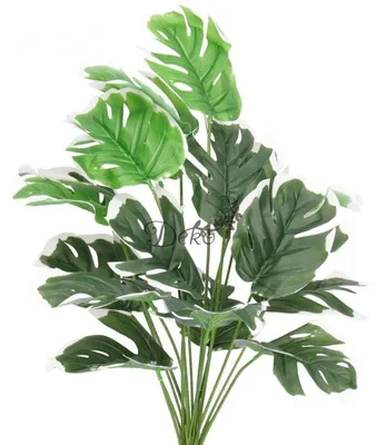 Produktbild von Künstliche Blumen, Blätter von Monstera, Monstera-Blumen, Blumenstrauß