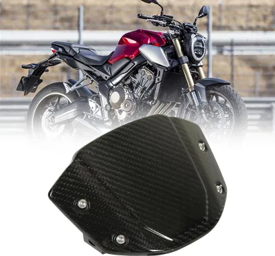 Produktbild von Motorrad -Windschutzscheibe 3K Carbonfasermaterial Windabfleischersatz für CB650R 2019-2022