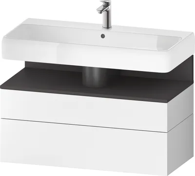 Produktbild von DURAVIT QA4395049180000 QTG WTU WH Ek. 990x470x590 Wß Mt. H